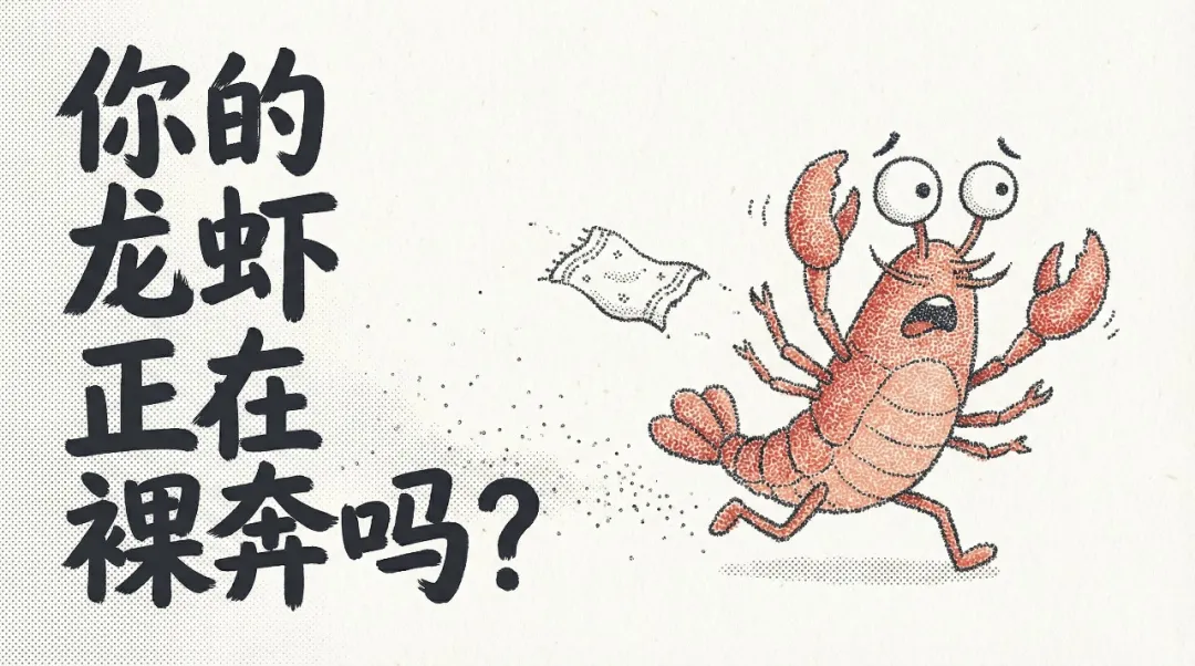 你的龙虾正在裸奔吗？